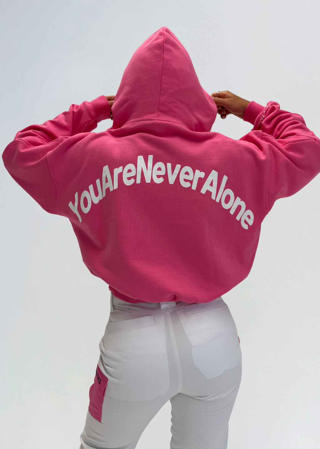 YOU ARE NEVER ALONE Grey Hoodie (PREORDER)
