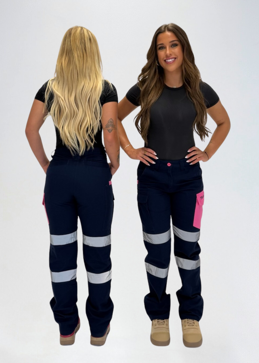 Work Pants Navy Reflective