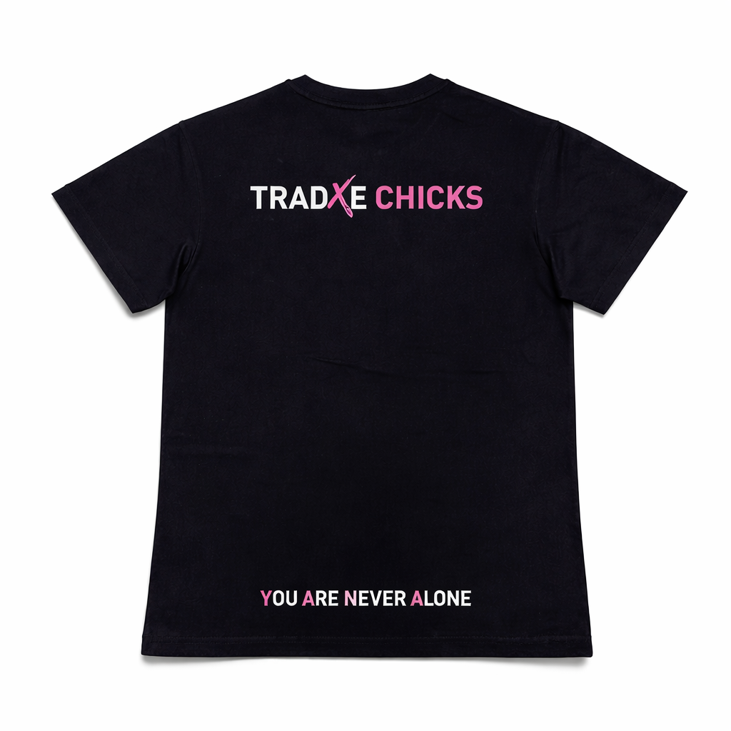 TRADXE CHICKS Classic Tee – Black
